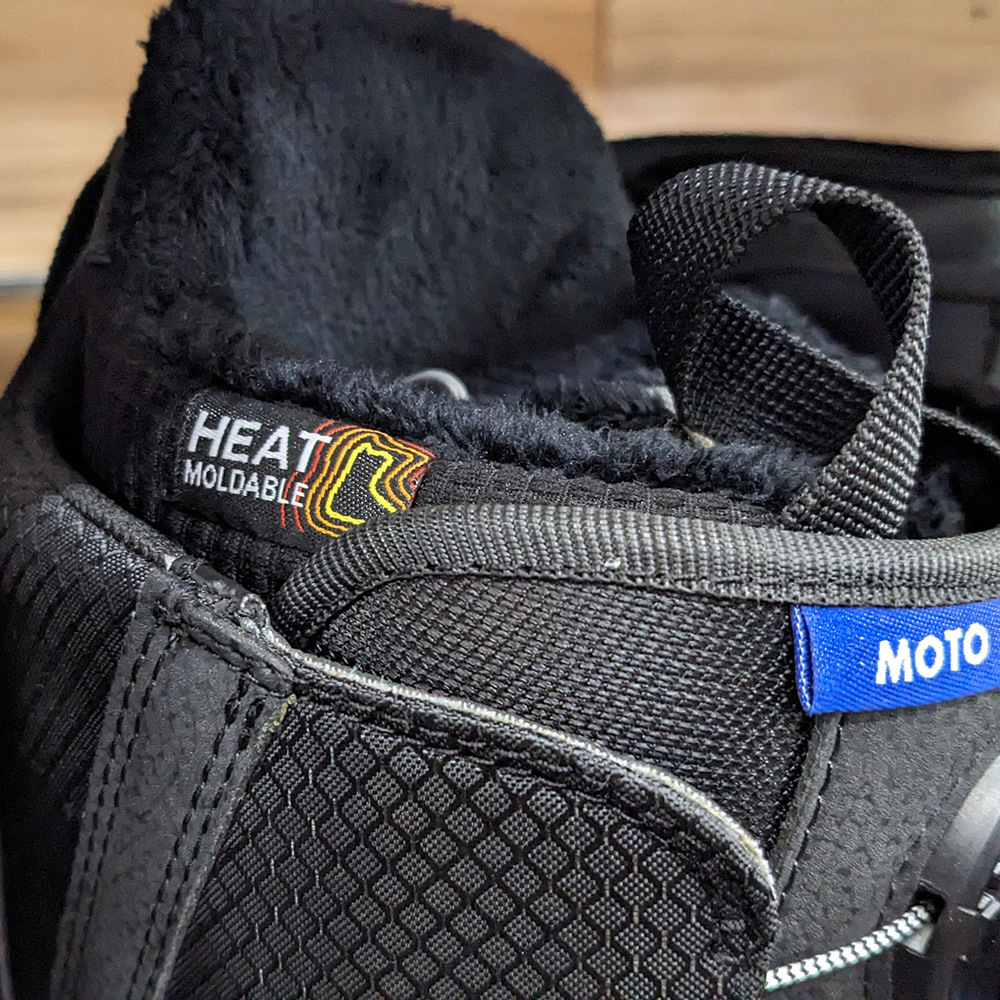 Burton Moto Boot Liner A Burton Moto boot featuring a heat moldable liner