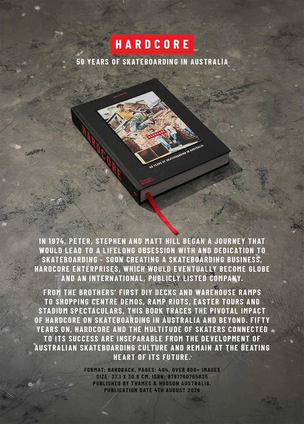 50 Years of Skateboarding Book, the story of Hardcore