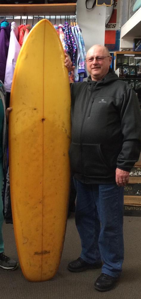 Klemm Bell Twinnie 6’2″ Klemm Bell 1st generation Twin Fin (1971-72) in mint condition courtesy of Gytis Tamasauskas