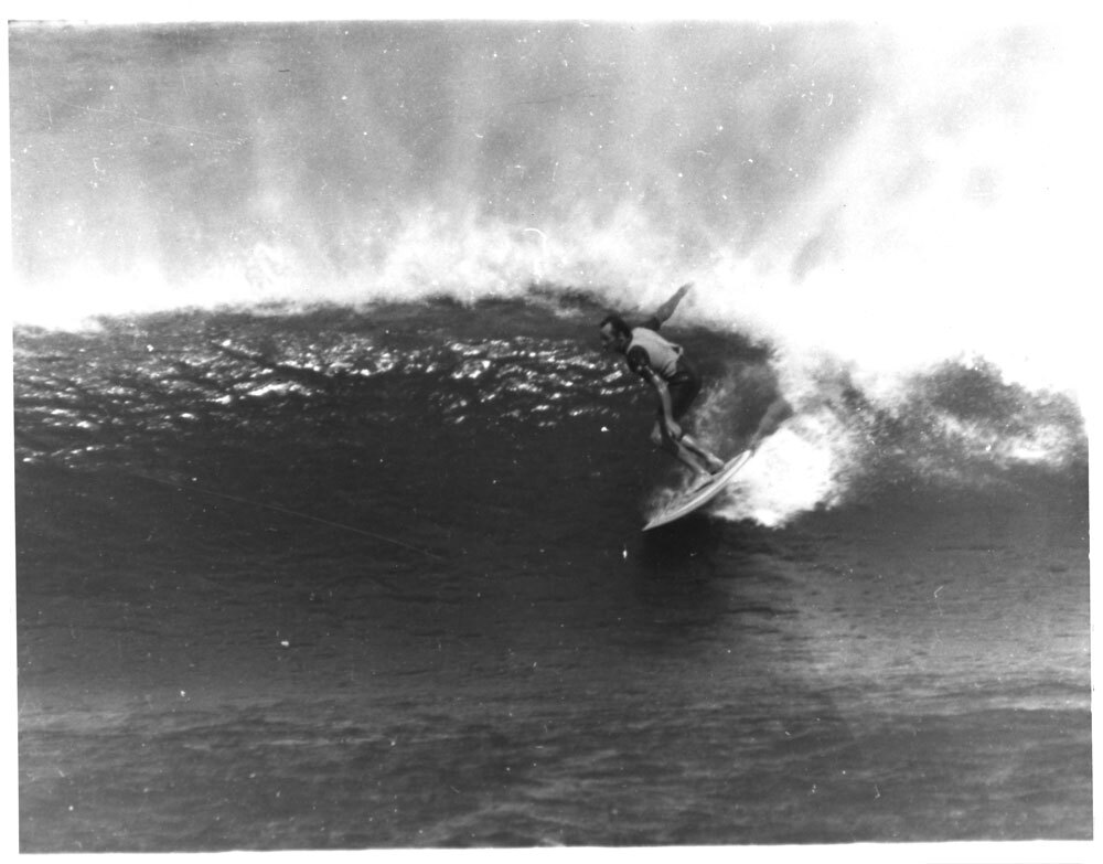 Phil Trigger, Bells Beach Vic Phil Trigger surfing at Bells Beach, Vic. on a small day