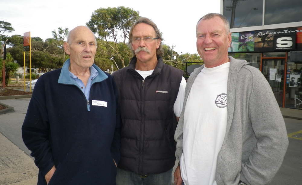 Tony Olsson, Mick Peirce, Ted Bainbridge Tony Olsson, Mick Peirce, Ted Bainbridge