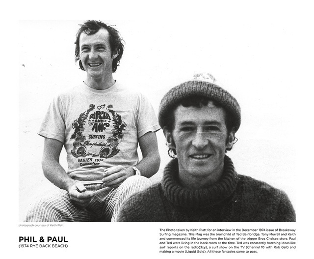 Paul and Phil 1974 Rye Back Beach