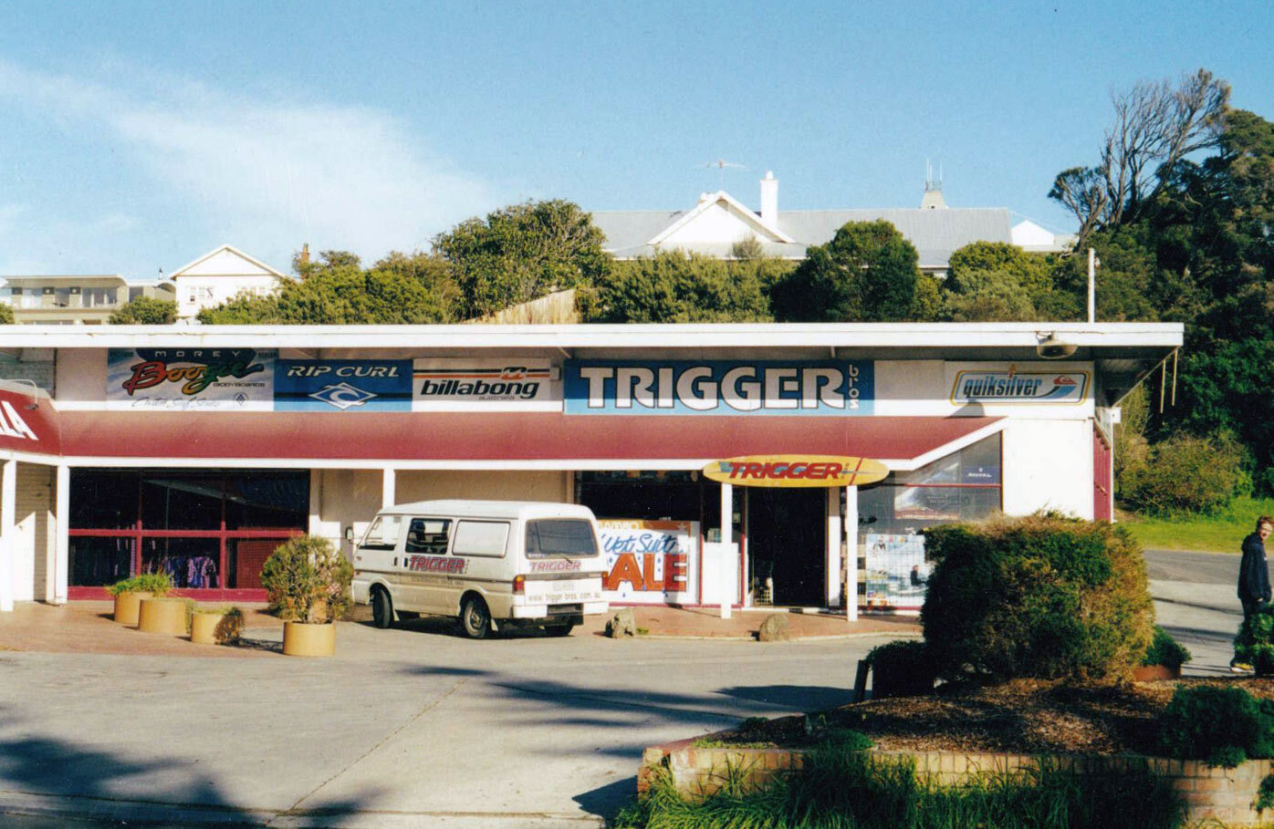 Trigger Bros Sorrento Trigger Bros Sorrento shop at the bottom of the hill.